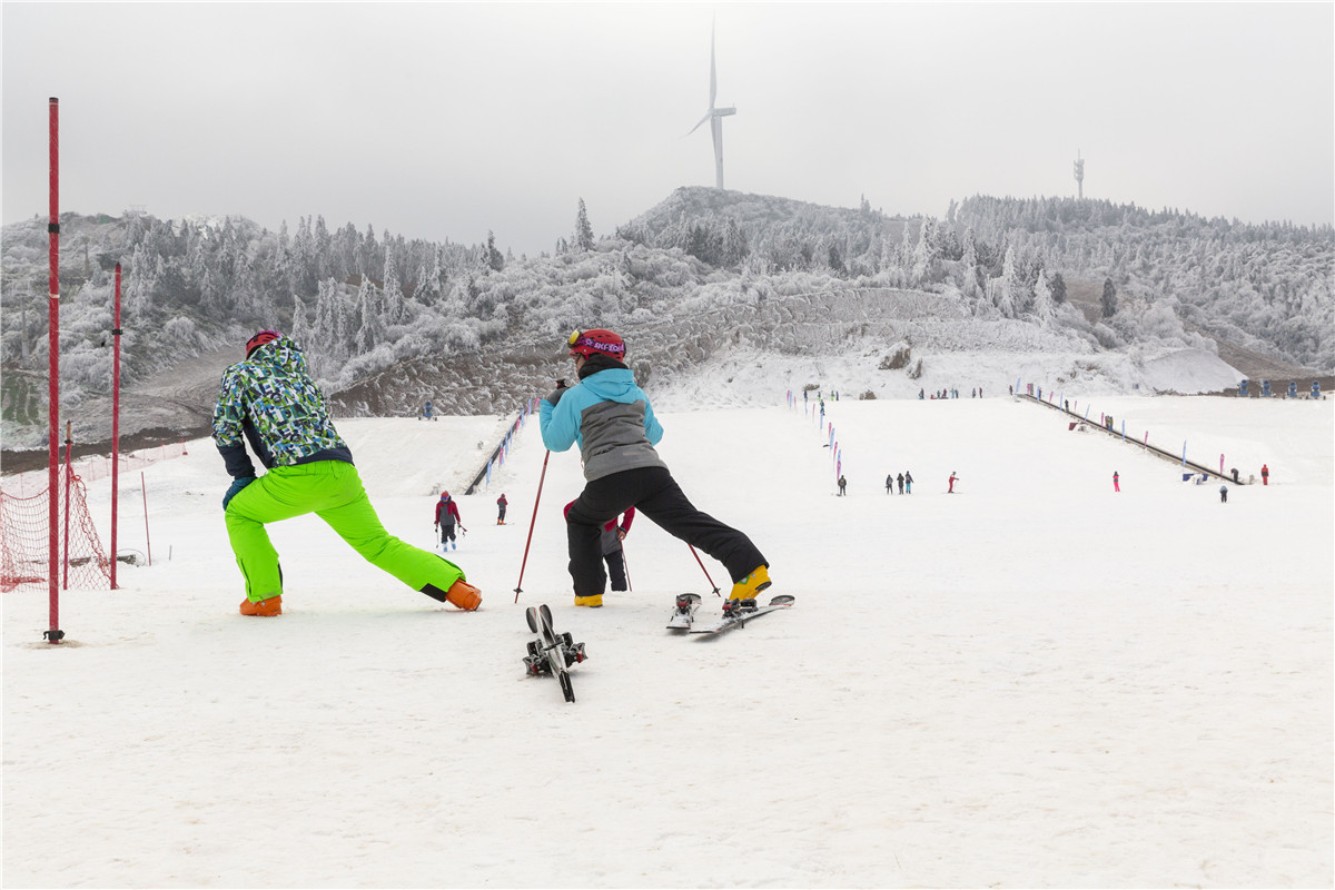 南天湖国际滑雪场图片