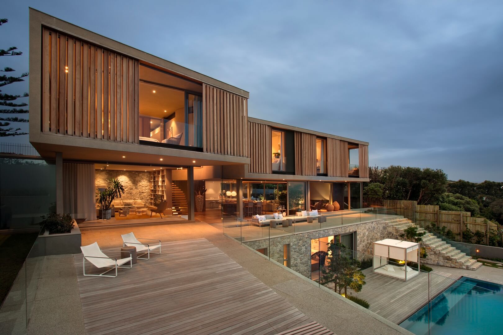 南非豪华的海边别墅设计,海天一色的自然风景!
