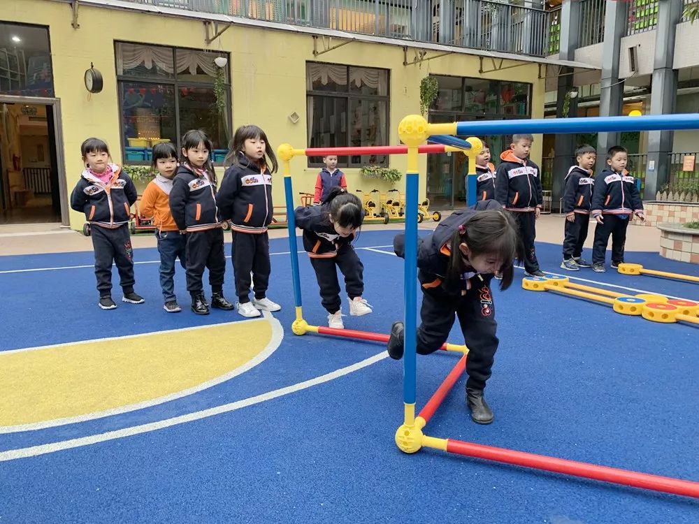 童帥保利花園幼兒園強體能促發展遊戲化的體能大循環活動