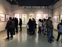 慶祝改革開放40週年南充桂林美術作品交流展隆重開幕