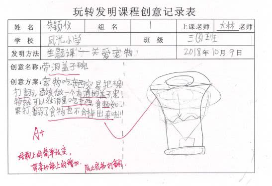 小学生小发明设计方案图片