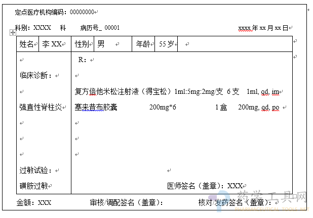 處方審核 | 一例強直性脊柱炎患者的錯誤處方