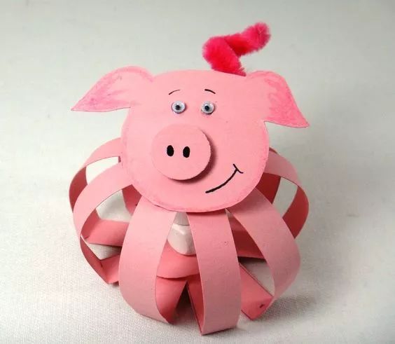 40种小猪的手工创意,超级可爱