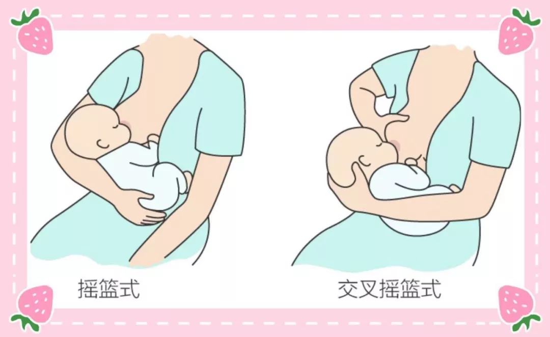 妈妈母乳喂养正确姿势图片