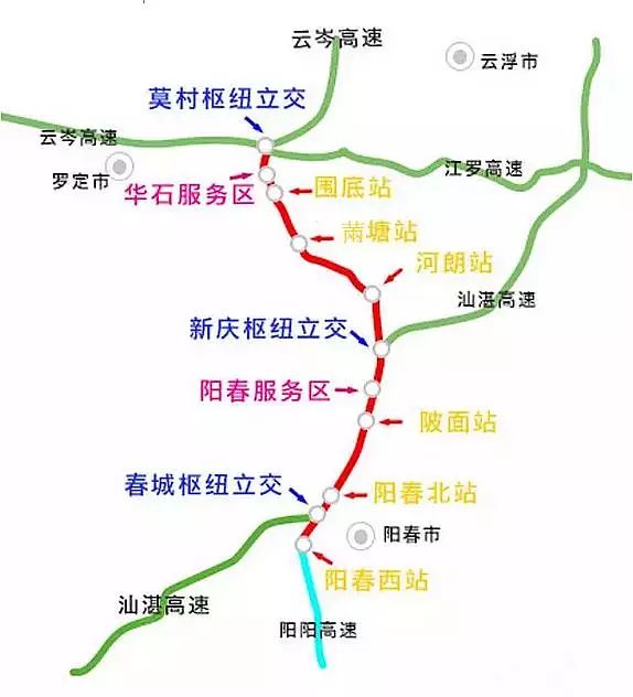 罗定高速公路规划图图片