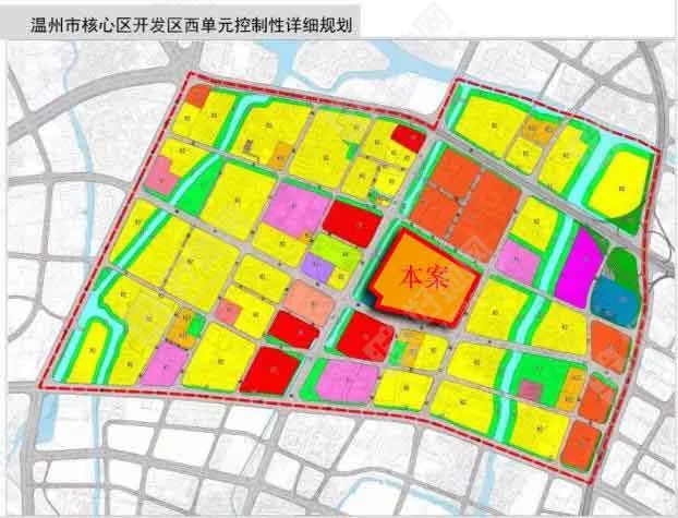 地塊所在的龍灣區核心片區開發區西單元北起機場大道和蒲州河,南臨