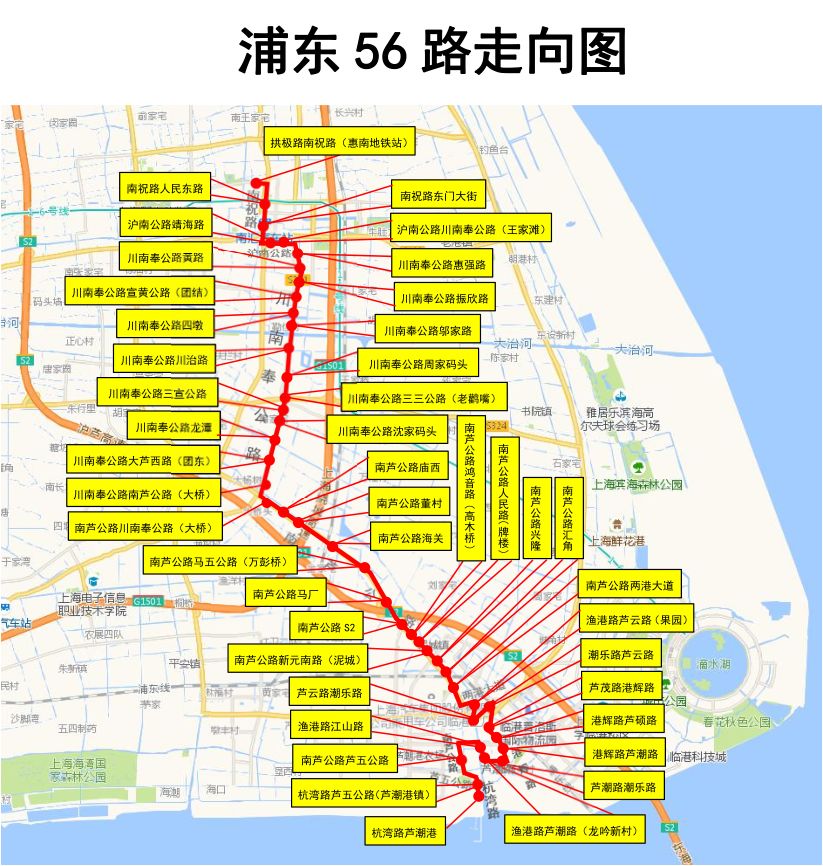 上海公交165路线图图片