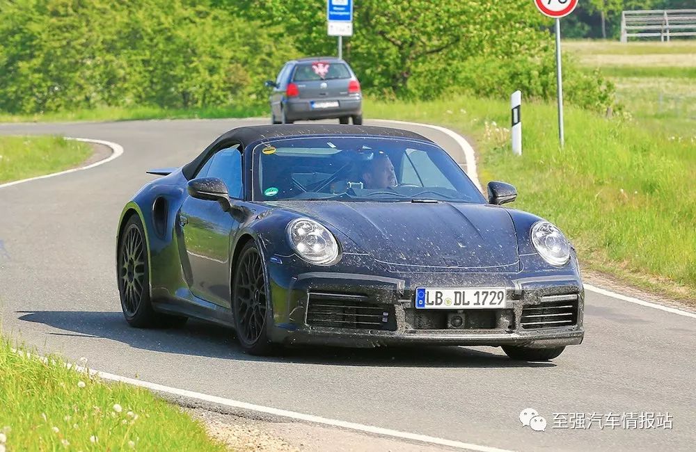 波子最速开篷911原型路试保时捷992turbo2020