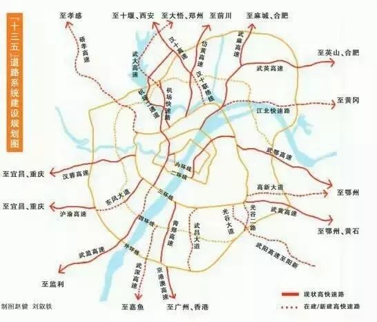 武汉至大悟高速红线图图片