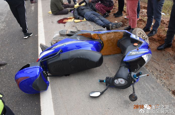 (正改建為國道)鄱陽縣柘港鄉九虞路段發生一起致人死亡交通肇事逃逸