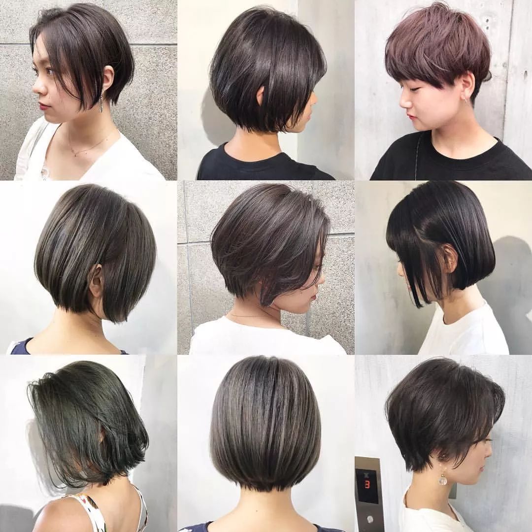 日系发型 | 减龄波波头怎么烫发和染发更好看？ – 日本头条