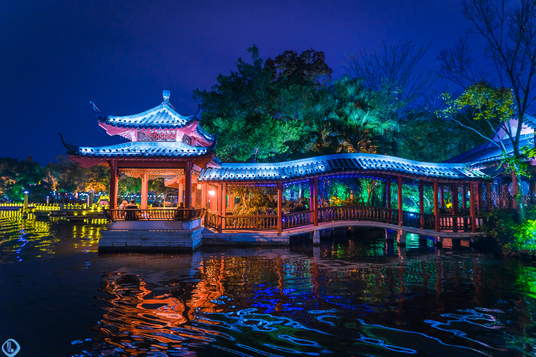 原创桂林市中心最美的风景带,两江四湖值得一游