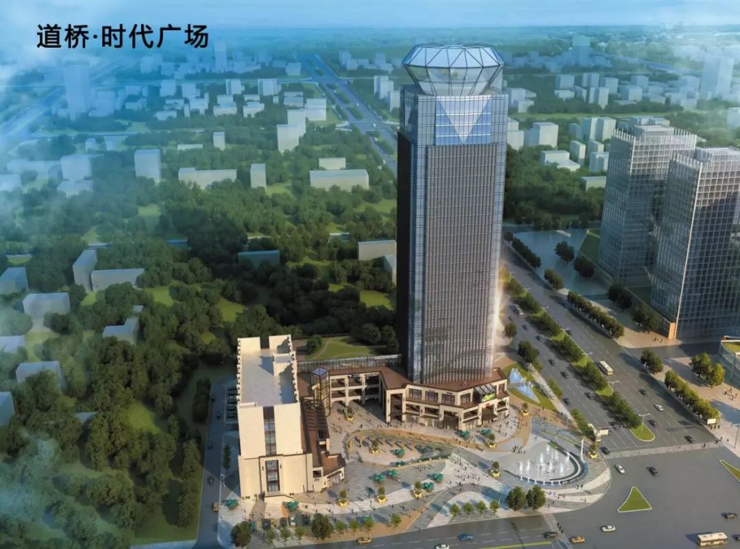 道桥集团获得建筑工程一级总承包资质以来自主建设的第一栋超高层建筑