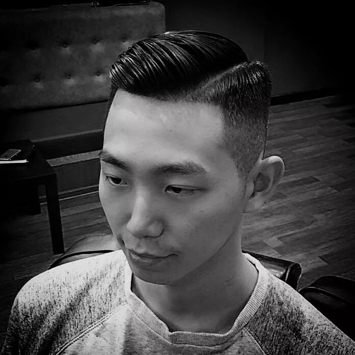 中国男生剪复古油头发型原来可以这么帅