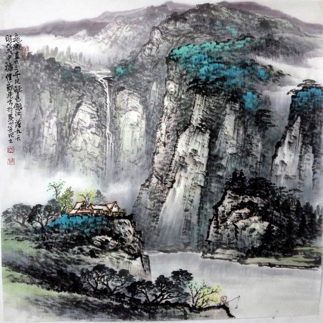 刘东方山水画作品欣赏图片