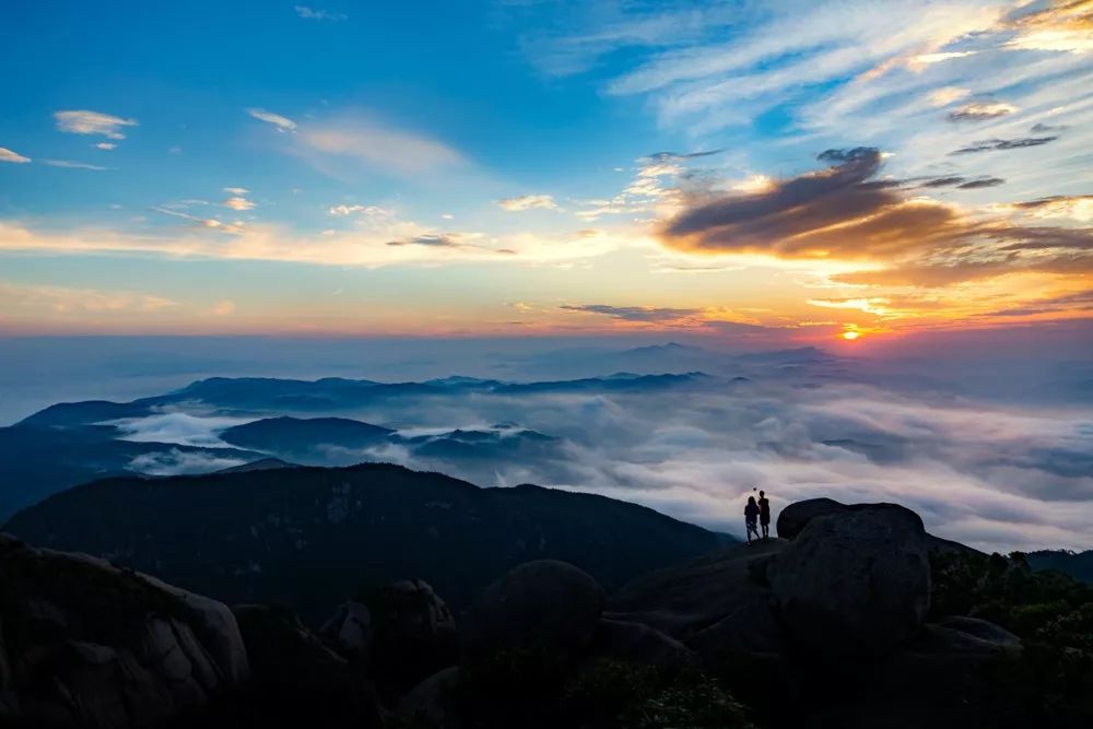 太姥山日出图片