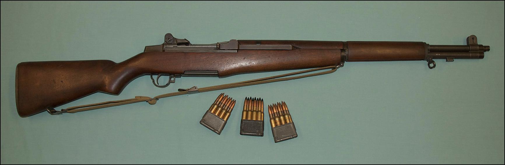影响美国历史的十杆枪之八m1加兰德半自动步枪二战步枪之王