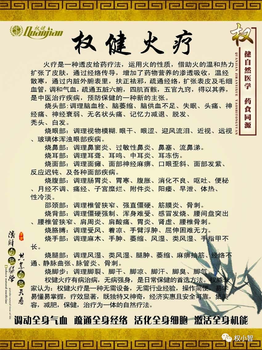 火疗的功效与作用图片