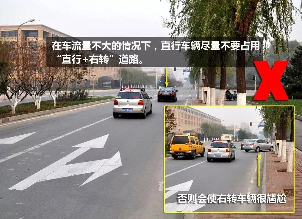 正常等紅燈被後方車輛狂按喇叭右轉直行道路權究竟歸誰