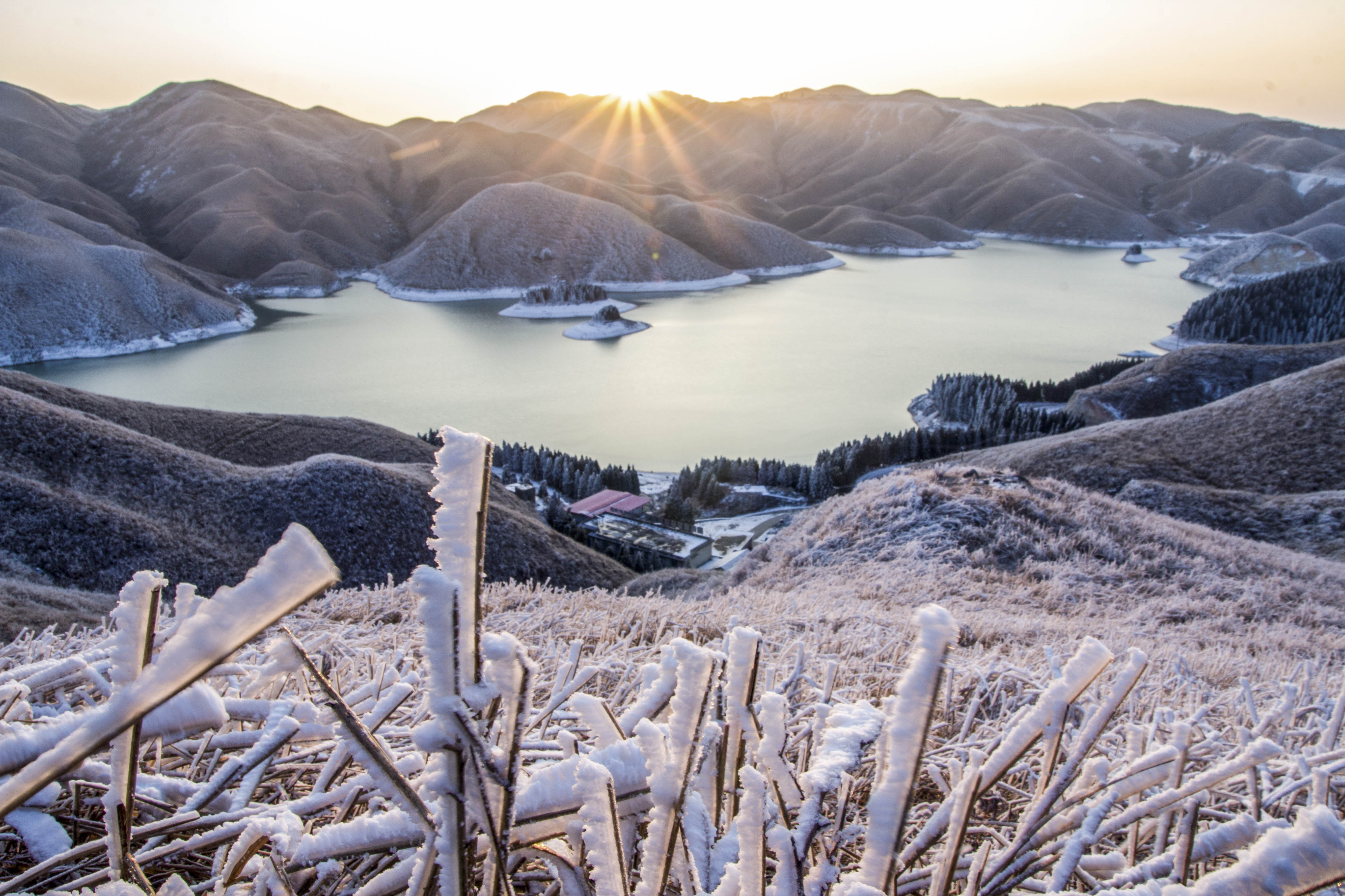 桂林全州天湖滑雪场图片