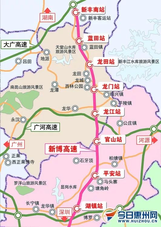 龙门县高速公路规划图片