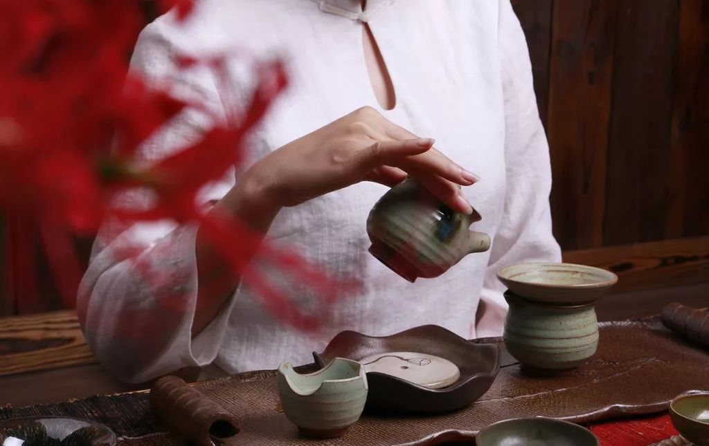 高雅女人喝茶图片大全图片