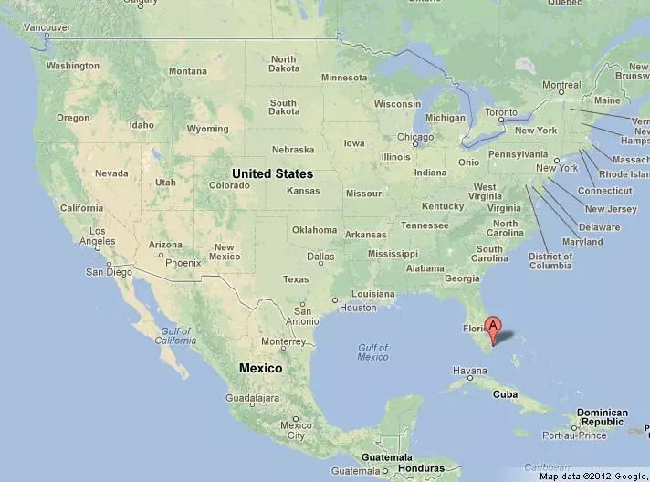 迈阿密地图位置图片