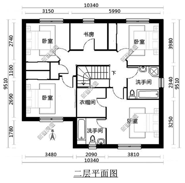 5套10米麵寬的農村別墅第4套20多萬你建嗎