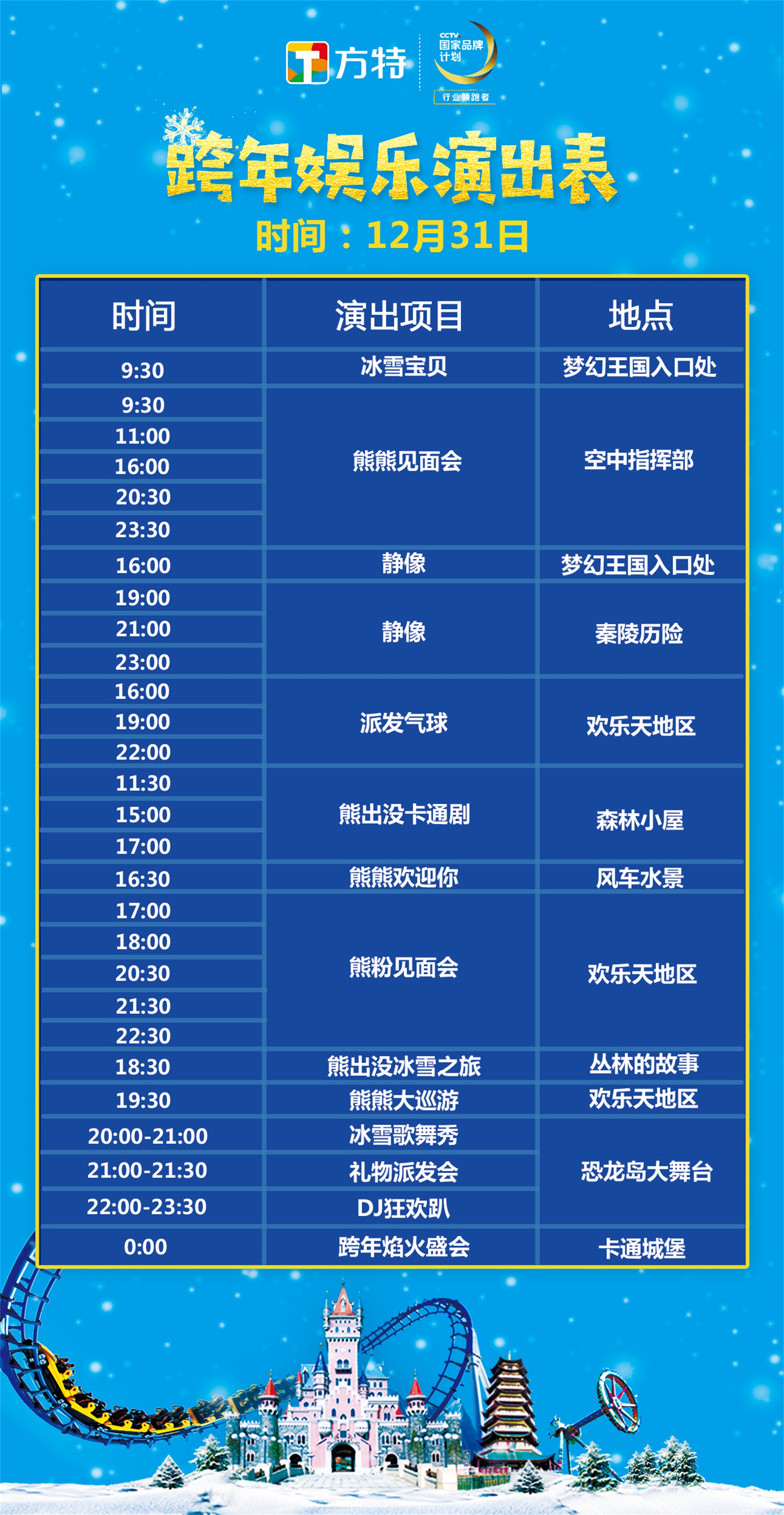 廈門方特官方終極預告跨年焰火180環抱式極致體驗