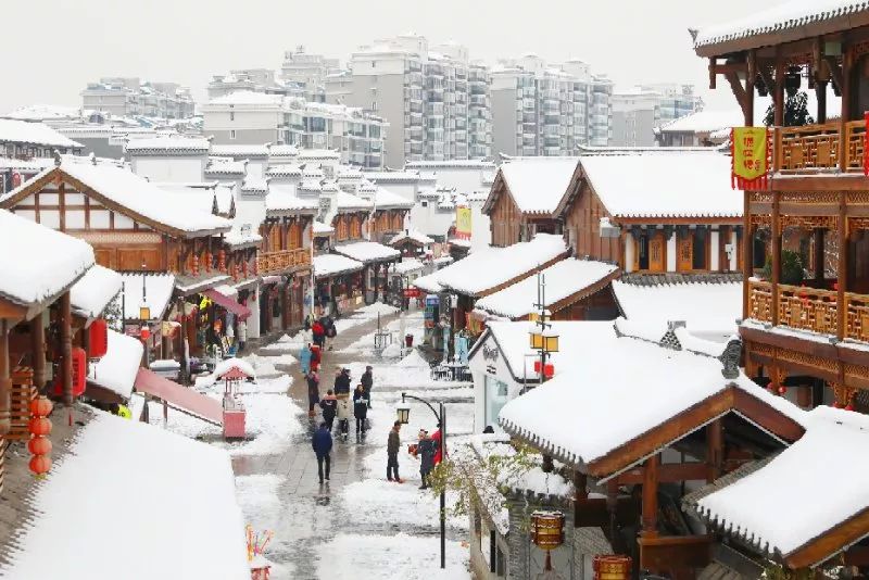 美爆了航拍雪中的常德雪景大图新鲜出炉分分钟美成了童话