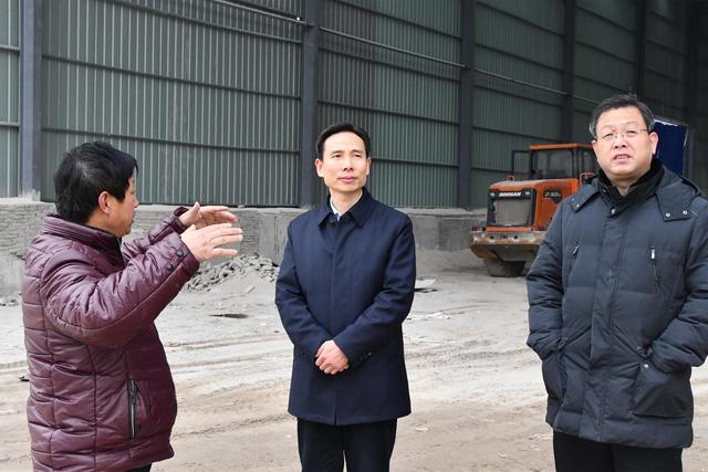罗山县长汪明君到石材专业园区检查指导安全生产工作