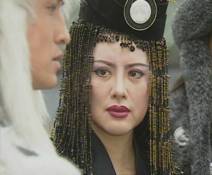 《倚天屠龙记》中黎美娴扮演赵敏,因为角色设定是蒙古郡主,所以不管哪