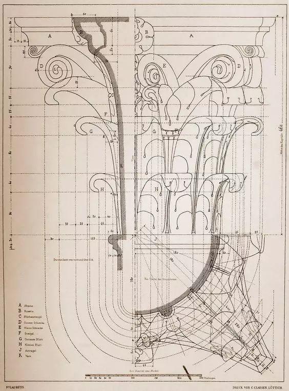 性感的平面 画法几何的迷人 作图工具那时的建筑图纸那时的工作室