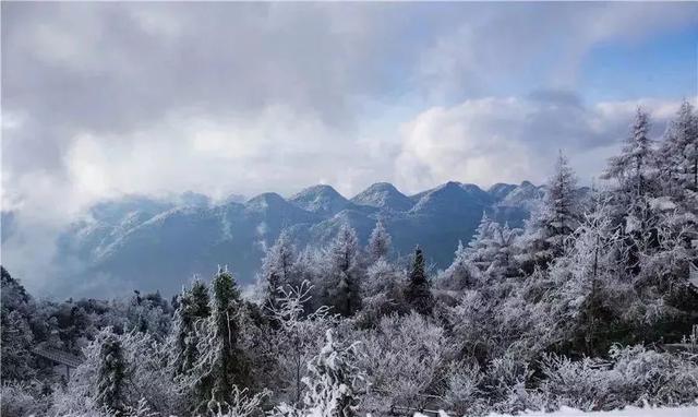 新年飄雪我在恩施大峽谷等你