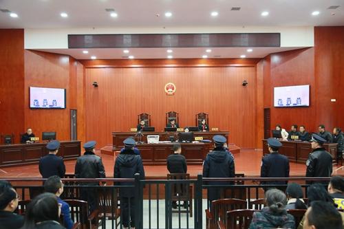 12月27日上午,辰溪县人民法院对被告人郑建平,被告人蔡某两个恶势力