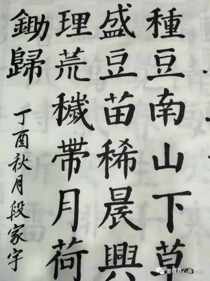 段家宇我学毛笔字的故事