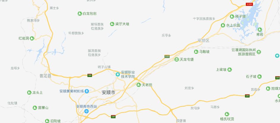 安顺至盘州高速线路图图片