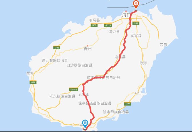 57海南环岛骑行路线攻略