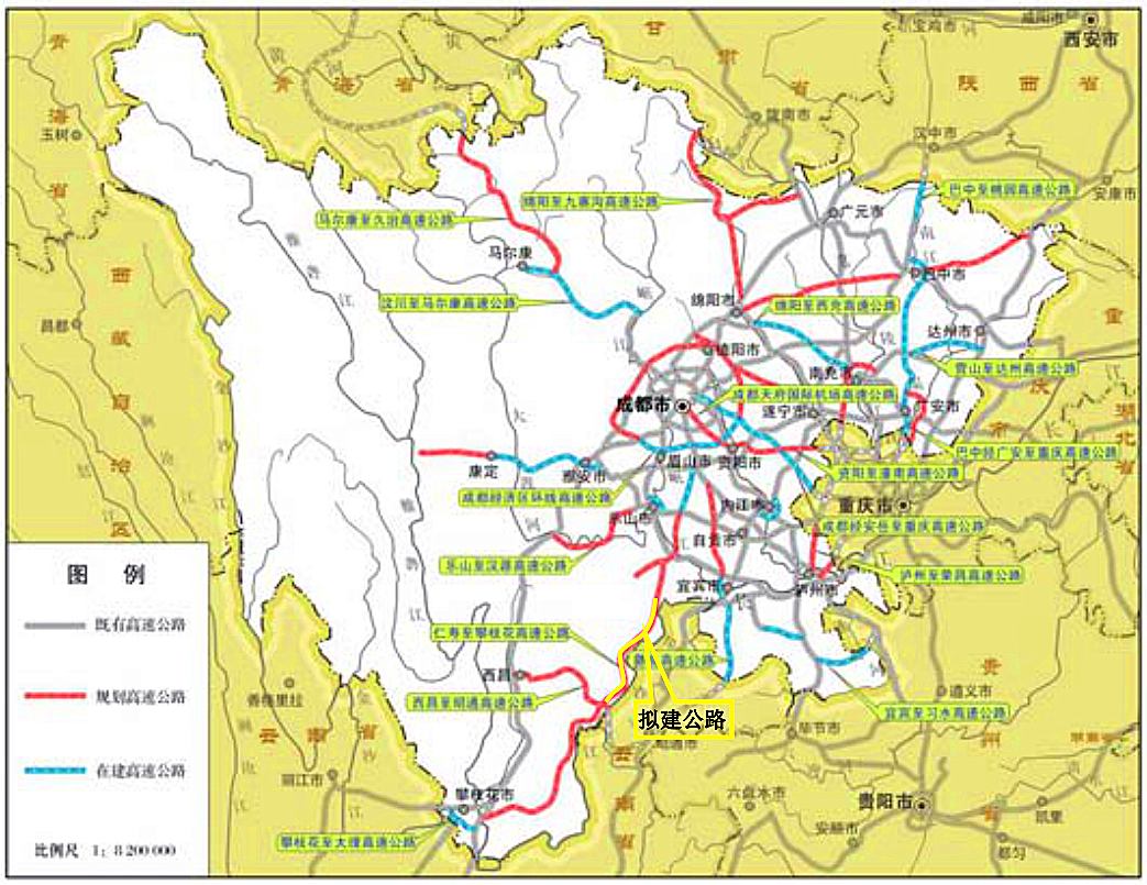 宜攀高速公路 线路图图片