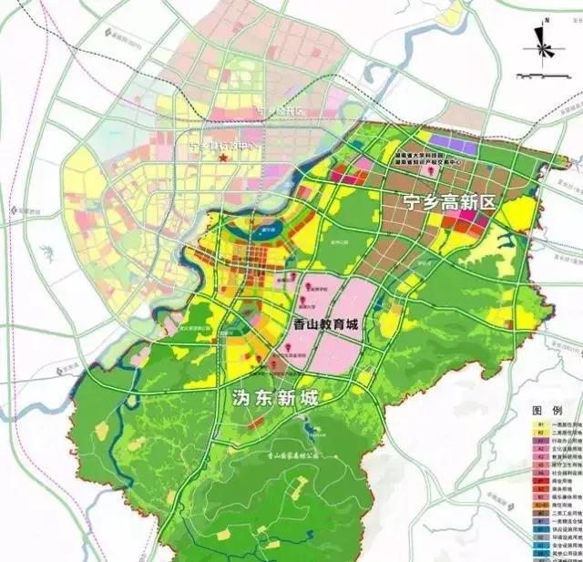 宁乡市最新规划图图片