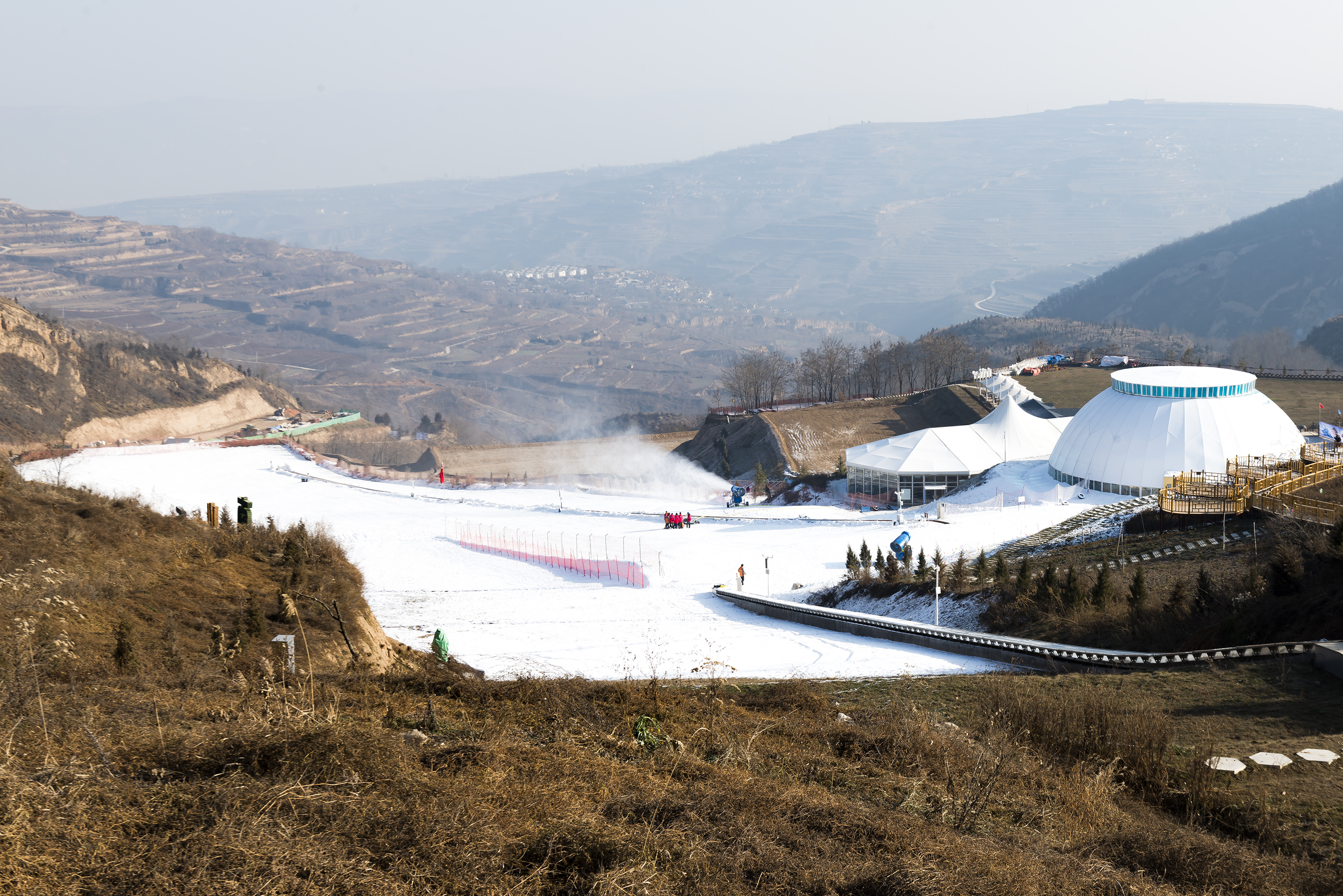 甘肃天水青鹃山滑雪场图片