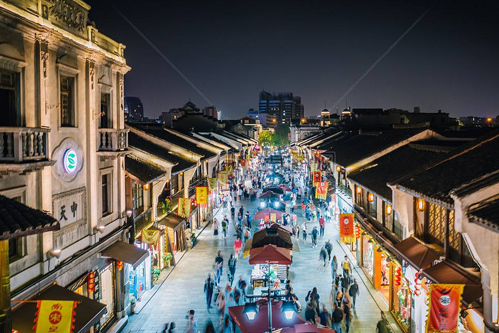 杭州特色美食街图片