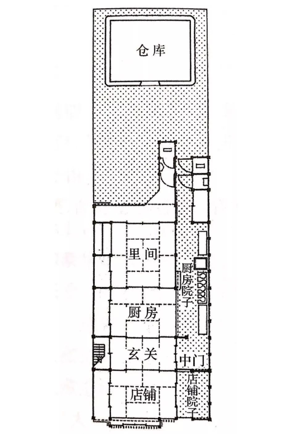 日本老式房屋结构图图片