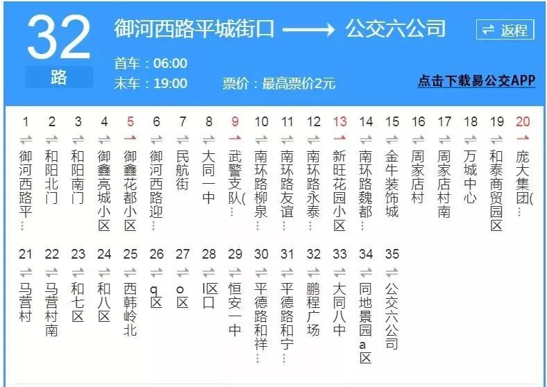 大同公交62路线路图图片