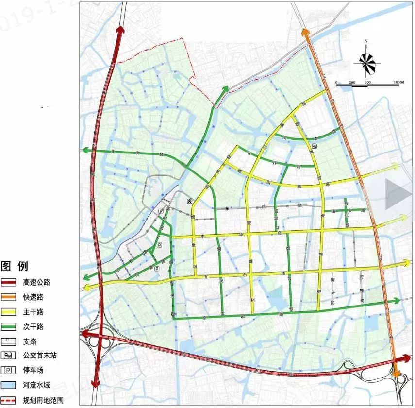 一周规划苏州市平江新城基本单元规划调整