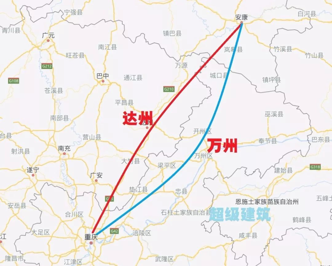 西安至安康高铁线路图图片