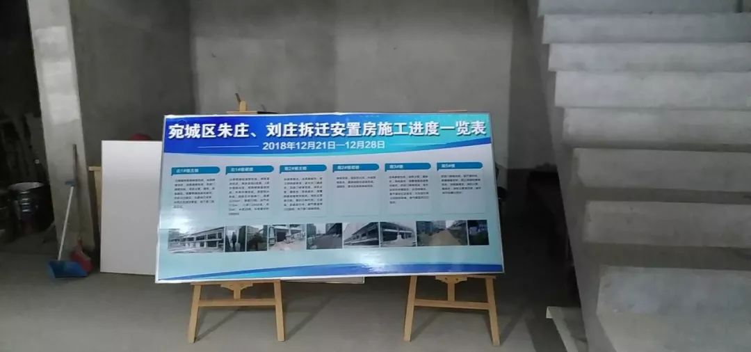 (政府加大督查力度,万政大帝苑安置区工程进度通报展板每周更新,确保