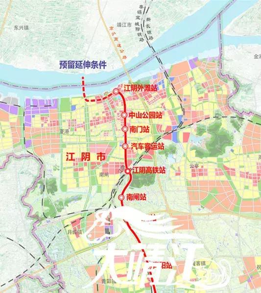 微靖江规划出炉靖江将从这里接入无锡地铁1号线