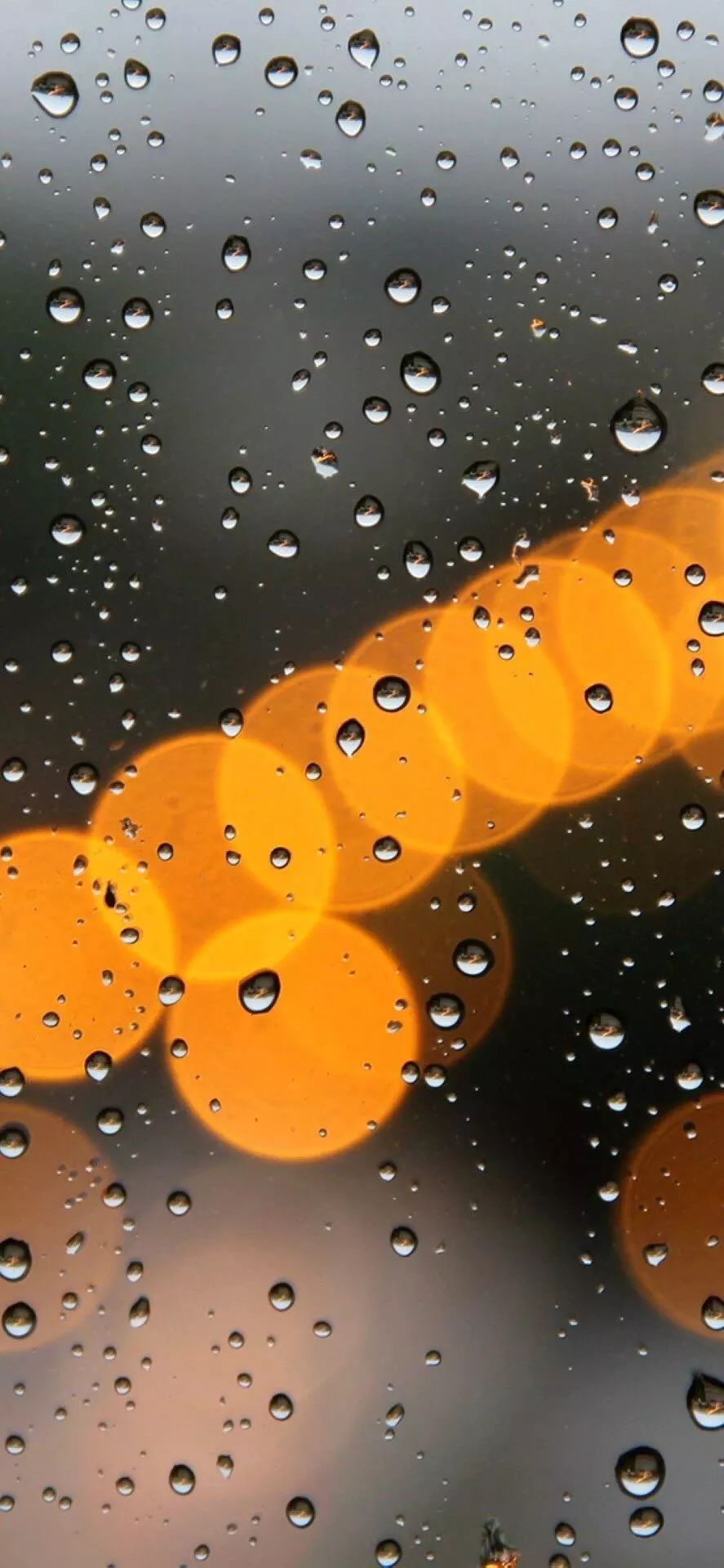 手機進水雨滴的聊天壁紙背景