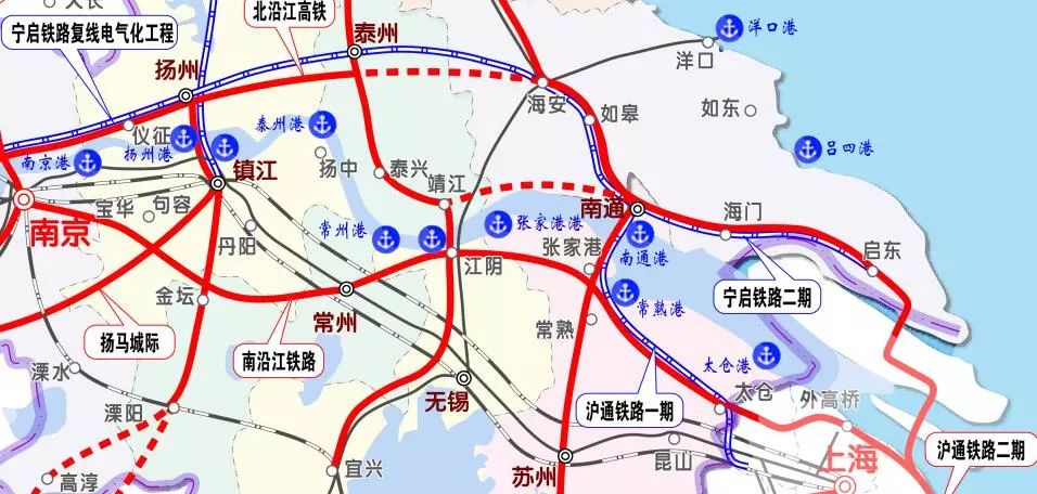 北沿江高铁2025年之前通车海门人欢呼吧